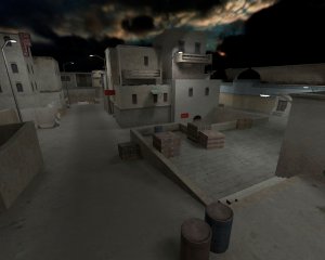 Скачать Карта css_dust2night_go