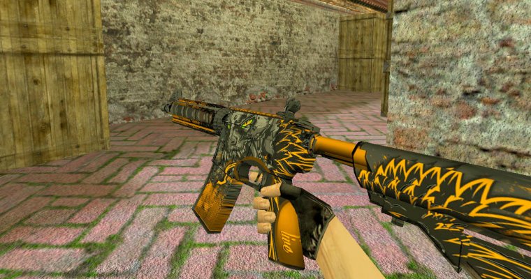 Скачать Модель M4A4 | SkyFire